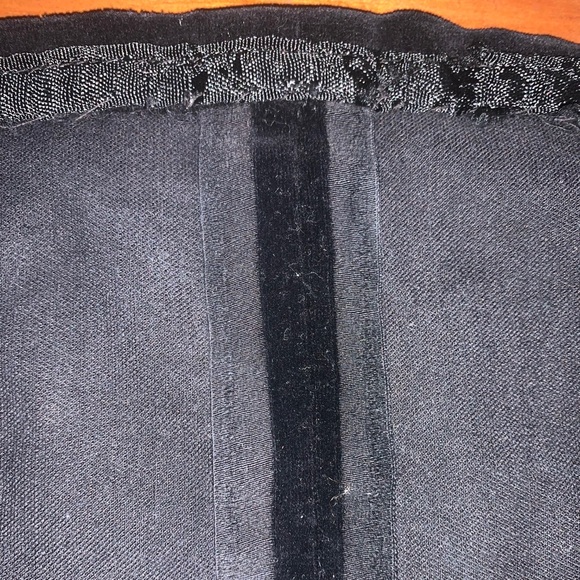 ‘50’s black cotton velveteen circle skirt. - Picture 3 of 5